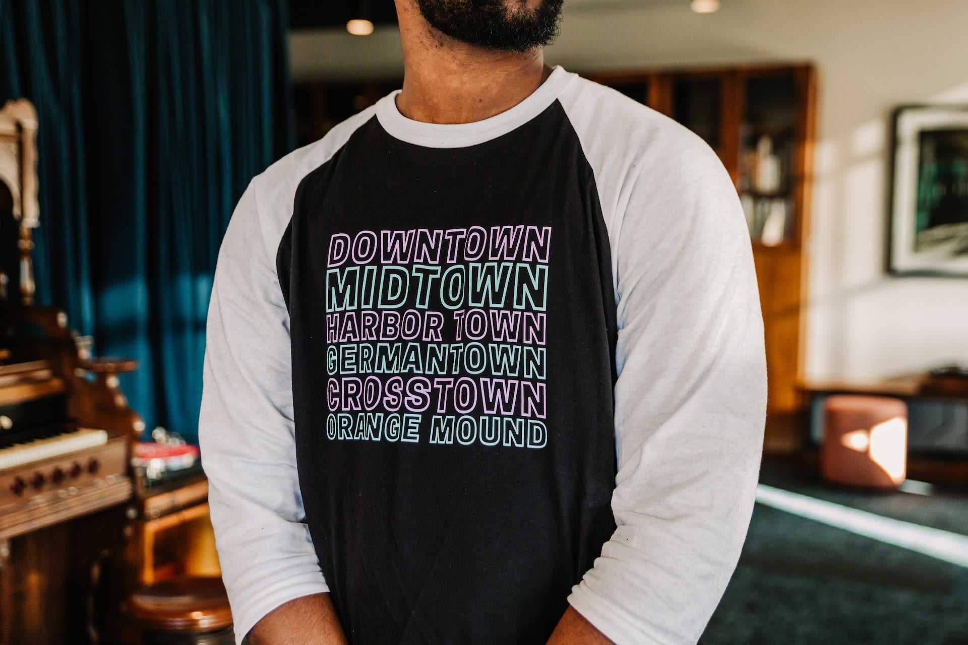 Towns and Mounds 3/4 Sleeves