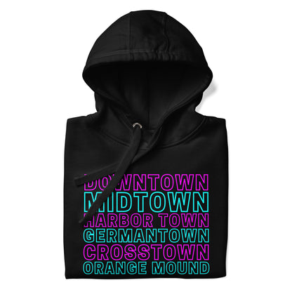 Towns and Mounds Unisex Hoodie