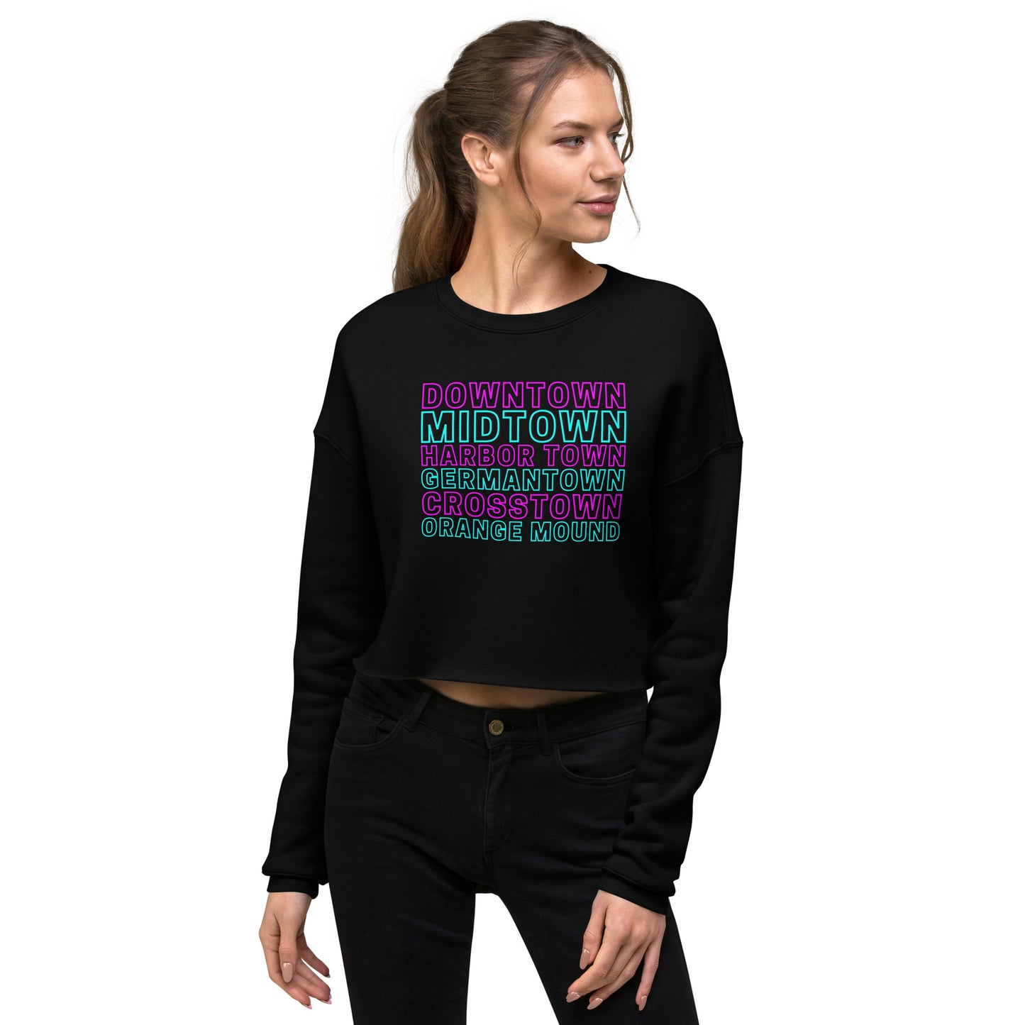 Towns and Mounds Crop Sweatshirt